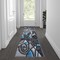 Flash Furniture Blue 2' x 7' Abstract Design Accent Rug ACD-RGTRZ860-27-BL-GG - alternate 1
